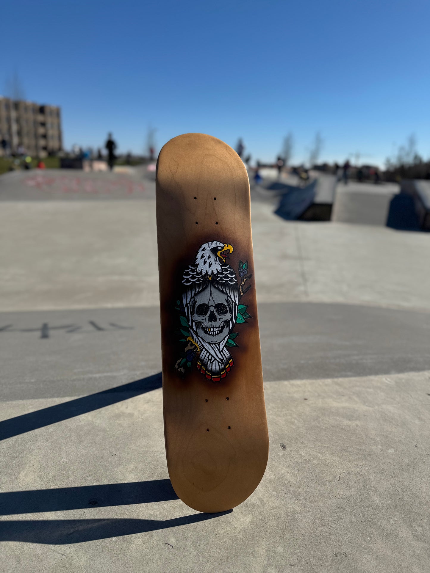 Skatedeck Hawk Skull